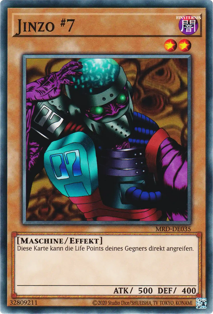Jinzo #7 Yu-Gi-Oh! Karte MRD-DE035 Common