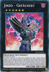 Jinzo - Gefächert Yu-Gi-Oh! Karte DLCS-DE149 Secret Rare