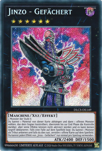 Jinzo - Gefächert Yu-Gi-Oh! Karte DLCS-DE149 Secret Rare