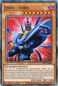Jinzo - Lord Yu-Gi-Oh! Karte LED7-DE040 Common
