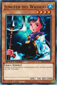 Jungfer des Wassers Yu-Gi-Oh! Karte SBC1-DEC07 Common