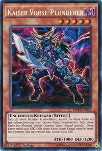 Kaiser Vorse-Plünderer Yu-Gi-Oh! Karte MVP1-DES02 Secret Rare