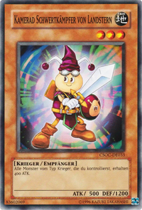 Kamerad Schwertkämpfer von Landstern Yu-Gi-Oh! Karte CSOC-DE033 Common