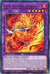 Kampfflammen-Drache Yu-Gi-Oh! Karte MZMI-DE005 Rare
