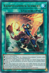 Kampfflammen-Schwert Yu-Gi-Oh! Karte MZMI-DE008 Ultra Rare