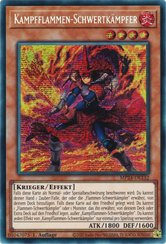 Kampfflammen-Schwertkämpfer Yu-Gi-Oh! Karte MP24-DE132 Secret Rare
