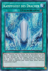 Kampfgeist des Drachen Yu-Gi-Oh! Karte MVP1-DES07 Secret Rare