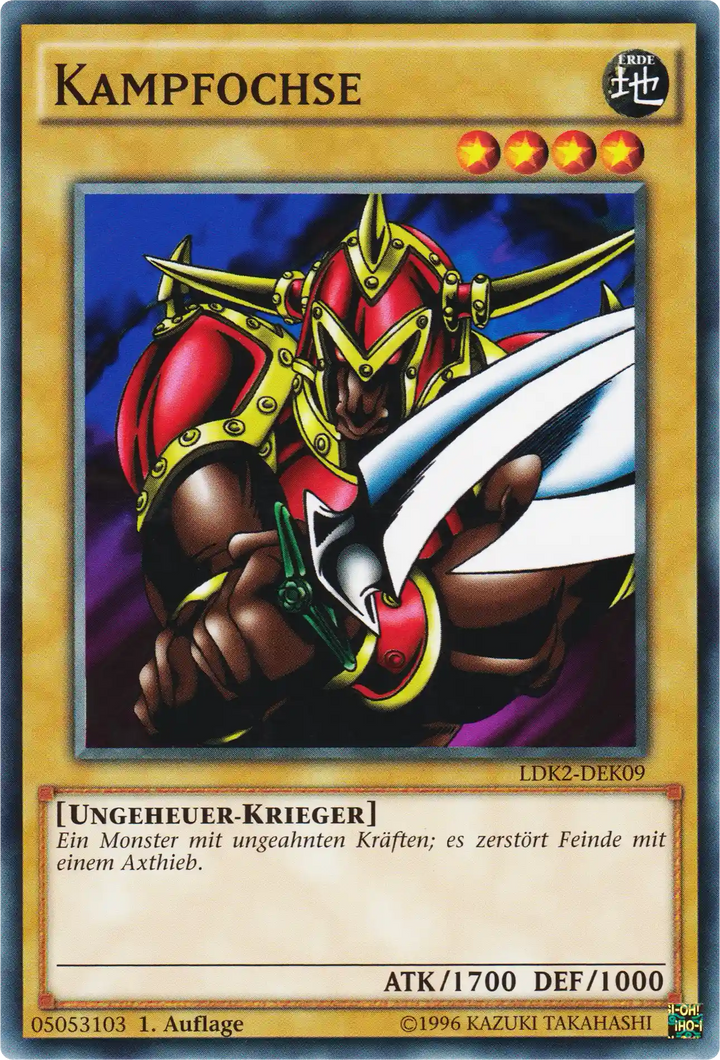 Kampfochse Yu-Gi-Oh! Karte LDK2-DEK09 Common