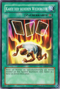 Karte der sicheren Wiederkehr Yu-Gi-Oh! Karte DB1-DE232 Common