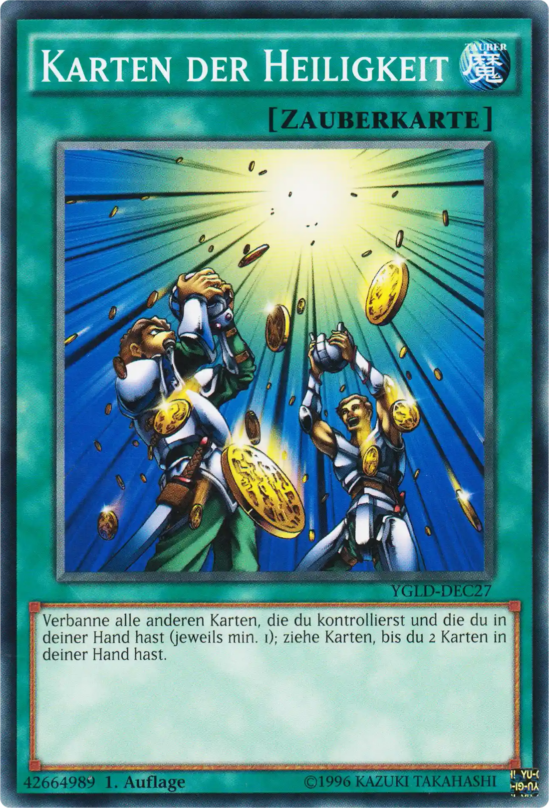 Karten der Heiligkeit Yu-Gi-Oh! Karte YGLD-DEC27 Common