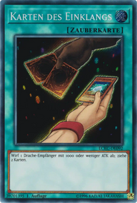 Karten des Einklangs Yu-Gi-Oh! Karte LCKC-DE092 Secret Rare