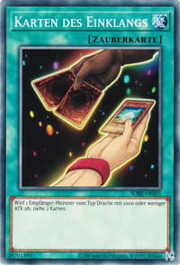 Karten des Einklangs Yu-Gi-Oh! Karte SDBE-DE025 Common