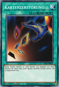 Kartenzerstörung Yu-Gi-Oh! Karte SR13-DE032 Common
