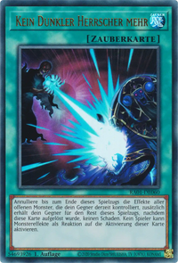Kein Dunkler Herrscher mehr Yu-Gi-Oh! Karte RA01-DE060 Ultra Rare