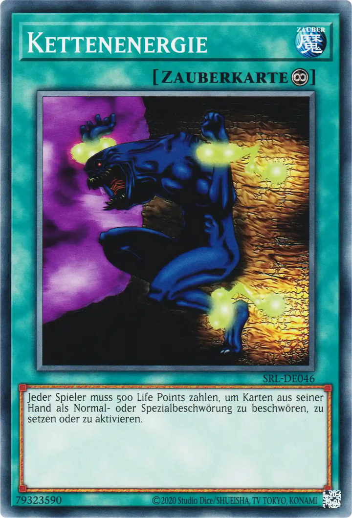 Kettenenergie Yu-Gi-Oh! Karte SRL-DE046 Common