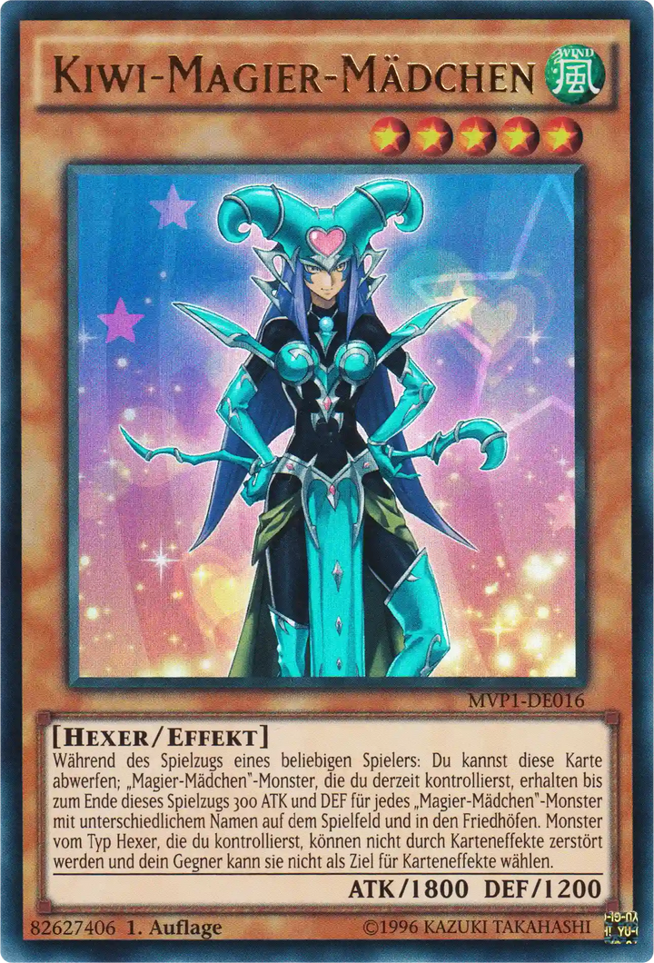 Kiwi-Magier-Mädchen Yu-Gi-Oh! Karte MVP1-DE016 Ultra Rare