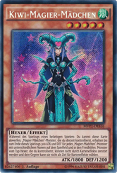 Kiwi-Magier-Mädchen Yu-Gi-Oh! Karte MVP1-DES16 Secret Rare