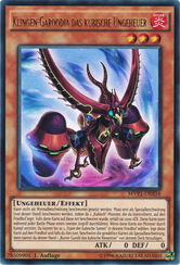 Klingen-Garoodia das kubische Ungeheuer Yu-Gi-Oh! Karte MVP1-DE034 Ultra Rare