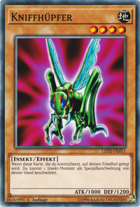 Kniffhüpfer Yu-Gi-Oh! Karte LED2-DE011 Common