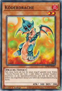 Köderdrache Yu-Gi-Oh! Karte LDS2-DE003 Common
