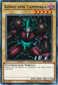 König von Yamimakai Yu-Gi-Oh! Karte MRD-DE074 Common