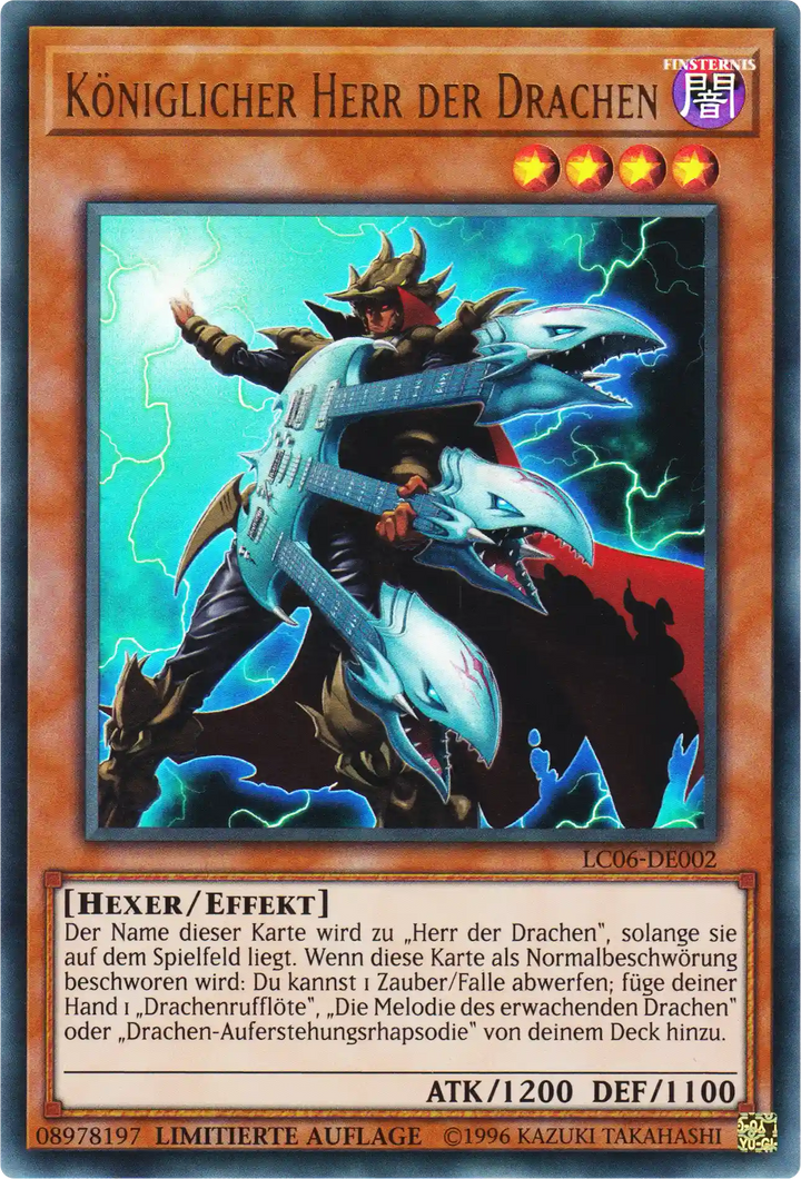 Königlicher Herr der Drachen Yu-Gi-Oh! Karte LC06-DE002 Ultra Rare