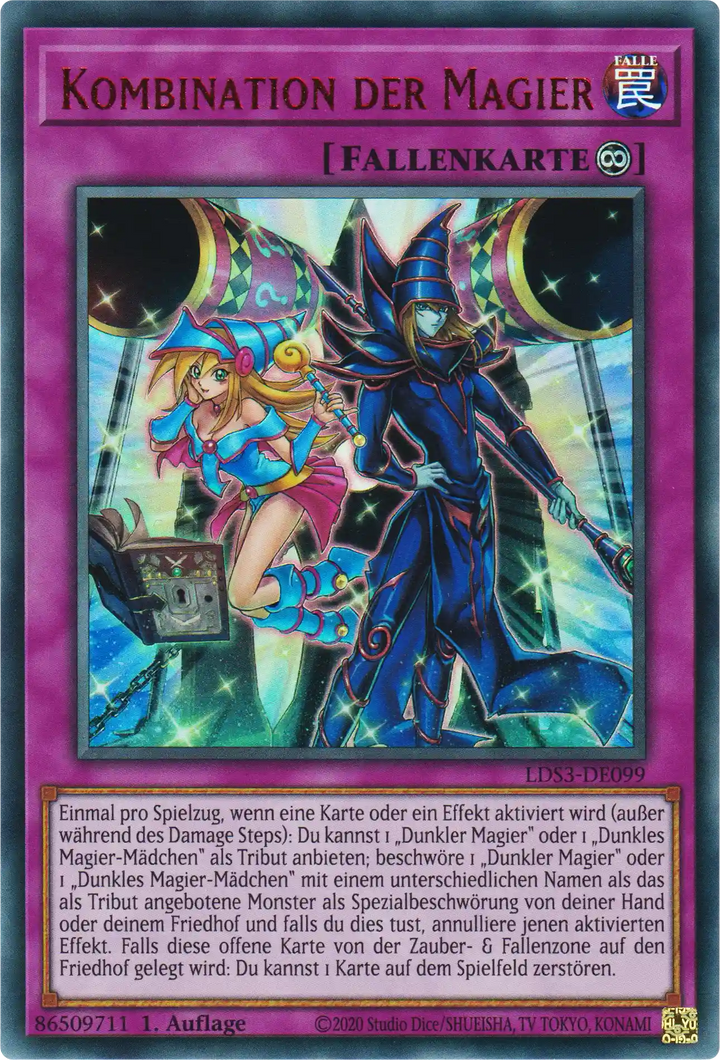 Kombination der Magier Yu-Gi-Oh! Karte LDS3-DE099 Red Ultra Rare
