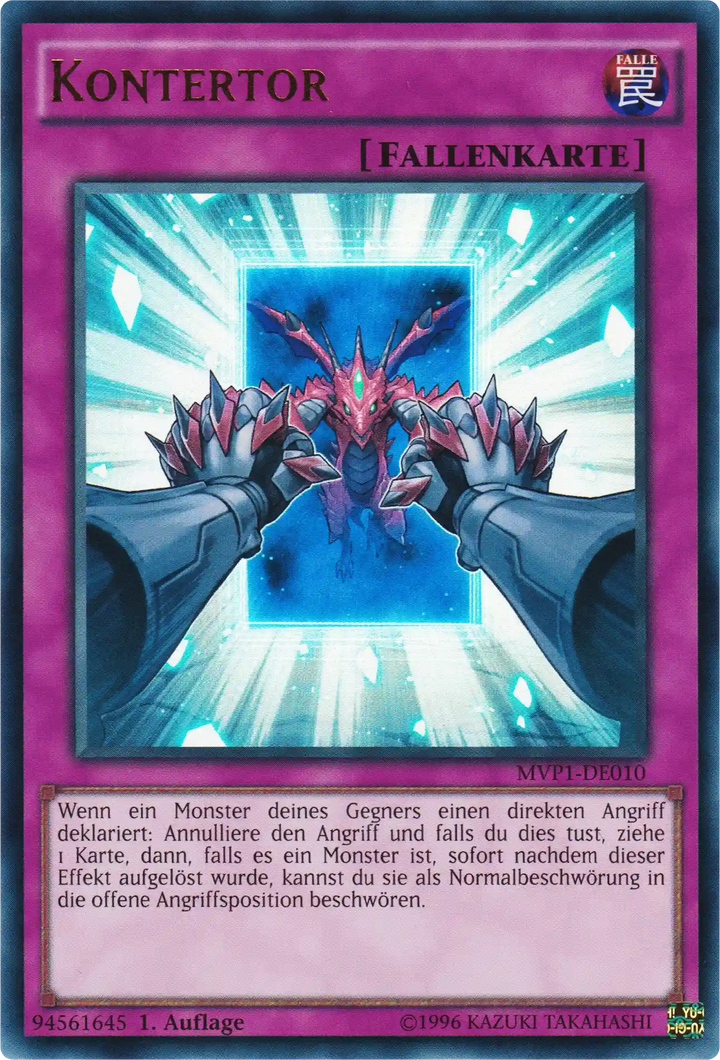 Kontertor Yu-Gi-Oh! Karte MVP1-DE010 Ultra Rare
