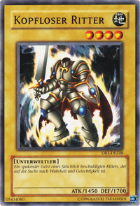 Kopfloser Ritter Yu-Gi-Oh! Karte DB1-DE248 Common