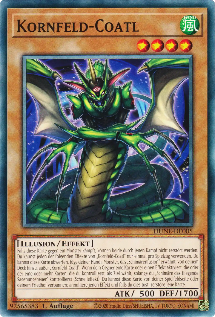 Kornfeld-Coatl Yu-Gi-Oh! Karte DUNE-DE005 Common