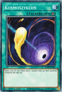 Kosmoszyklon Yu-Gi-Oh! Karte SDCB-DE031 Common