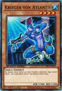 Krieger von Atlantis Yu-Gi-Oh! Karte SBC1-DEI12 Common