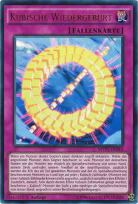 Kubische Wiedergeburt Yu-Gi-Oh! Karte MVP1-DE043 Ultra Rare