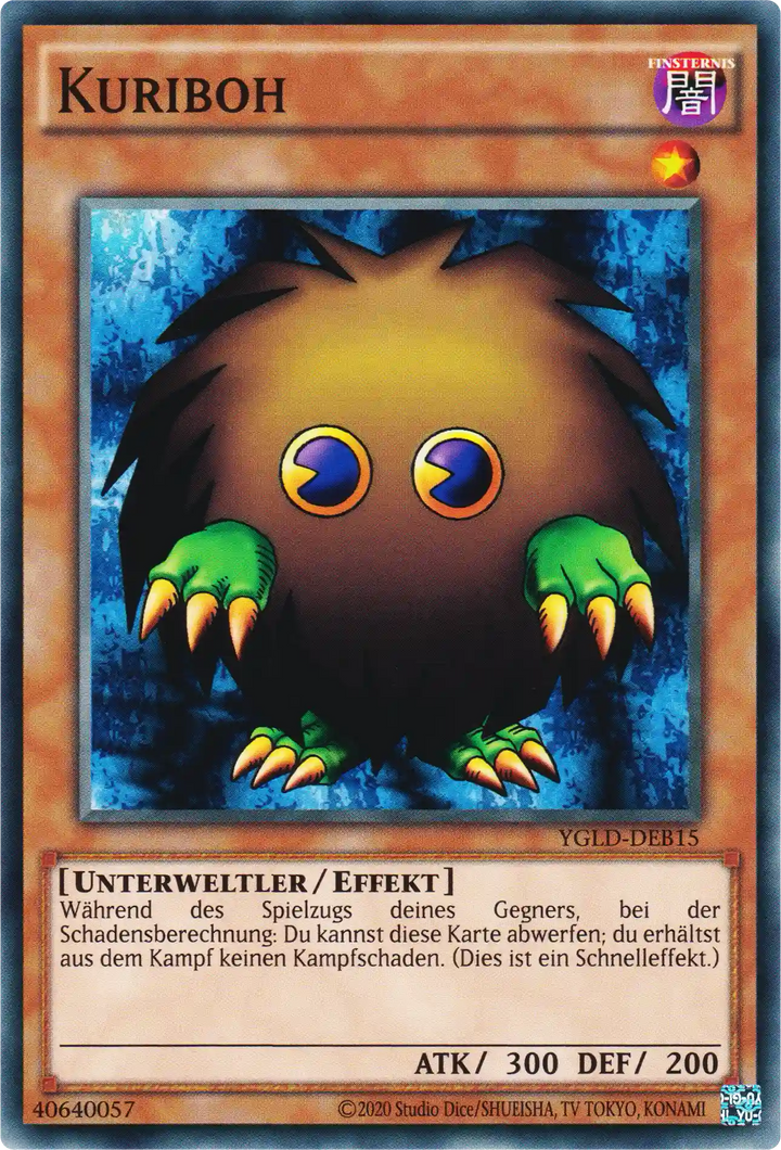 Kuriboh Yu-Gi-Oh! Karte YGLD-DEB15 Common