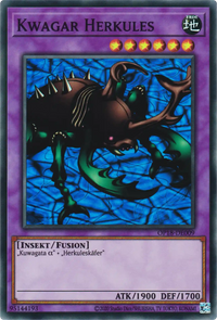 Kwagar Herkules Yu-Gi-Oh! Karte OP18-DE009 Super Rare