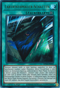 Labyrinthmauer-Schatten Yu-Gi-Oh! Karte MP24-DE259 Ultra Rare