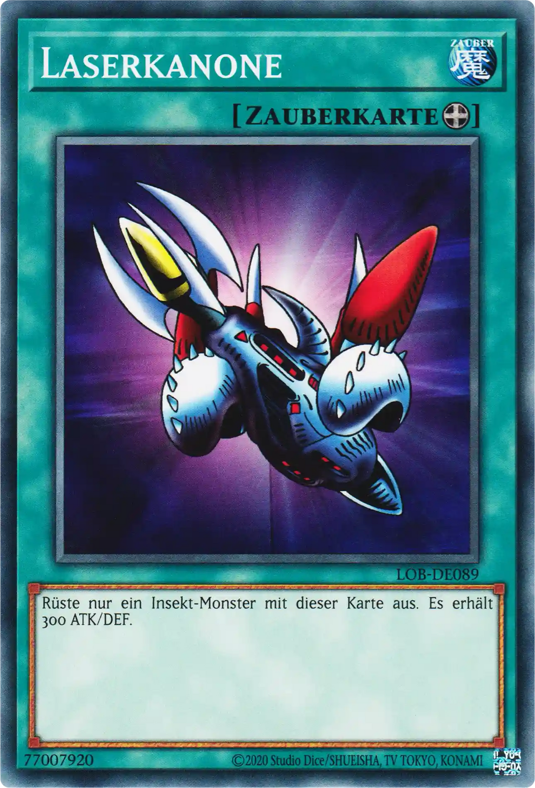 Laserkanone Yu-Gi-Oh! Karte LOB-DE089 Common