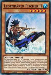 Legendärer Fischer II Yu-Gi-Oh! Karte LED9-DE024 Common