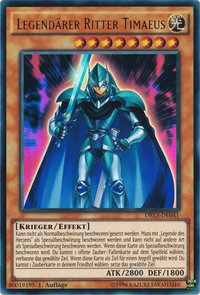 Legendärer Ritter Timaeus Yu-Gi-Oh! Karte DRL3-DE041 Ultra Rare