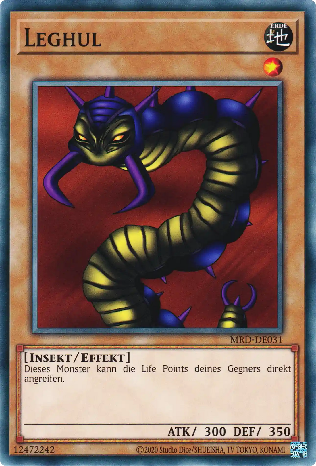 Leghul Yu-Gi-Oh! Karte MRD-DE031 Common