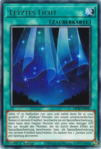 Letztes Licht Yu-Gi-Oh! Karte MP20-DE045 Rare
