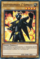 Yu-Gi-Oh! Super Rare Karte Beispiel mit holografischem Foil-Artwork