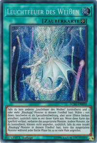Leuchtfeuer des Weißen Yu-Gi-Oh! Karte LCKC-DE035 Secret Rare