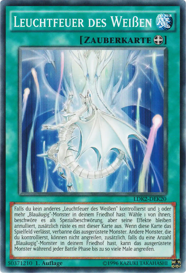 Leuchtfeuer des Weißen Yu-Gi-Oh! Karte LDK2-DEK20 Common