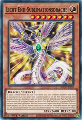 Licht End-Sublimationsdrache Yu-Gi-Oh! Karte INFO-DE010 Common