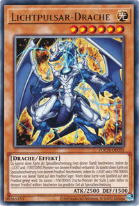 Lichtpulsar-Drache Yu-Gi-Oh! Karte TOCH-DE031 Rare