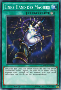 Linke Hand des Magiers Yu-Gi-Oh! Karte MACR-DE050 Common