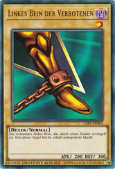 Linkes Bein der Verbotenen Yu-Gi-Oh! Karte LART-DE003 Ultra Rare