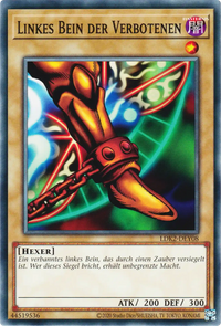 Linkes Bein der Verbotenen Yu-Gi-Oh! Karte LDK2-DEY08 Common