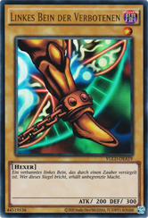 Linkes Bein der Verbotenen Yu-Gi-Oh! Karte YGLD-DEA19 Ultra Rare